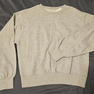 Reflex Cozy Fleece Basic Pullover Sweatshirt Crew Neck Light Heather Gray